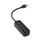 Hub USB Vention 4 puertos 480 Mbps VAS-J43-B100 1m carcasa ABS Hub USB Vention 4 puertos 480 Mbps VAS-J43-B100 1m carcasa ABS