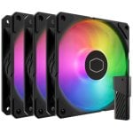 Cooler Master SickleFlow Edge 120 ARGB Ventilateur 12 cm 3-Pack 690-2500 RPM 120 m³/h Cooler Master SickleFlow Edge 120 ARGB Ventilateur 12 cm 3-Pack 690-2500 RPM 120 m³/h