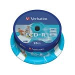 CD-R Verbatim AZO Wide Inkjet Printable 700MB 52x 25 Stück CD-R Verbatim AZO Wide Inkjet Printable 700MB 52x 25 Stück CD-R Verbatim AZO Wide Inkjet Printable 700MB 52x 25 Stück CD-R Verbatim AZO Wide Inkjet Printable 700MB 52x 25 Stück