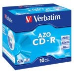 CD-R Verbatim AZO Crystal 700MB 52x 120mm Jewel Case 10 Stück CD-R Verbatim AZO Crystal 700MB 52x 120mm Jewel Case 10 Stück CD-R Verbatim AZO Crystal 700MB 52x 120mm Jewel Case 10 Stück CD-R Verbatim AZO Crystal 700MB 52x 120mm Jewel Case 10 Stück