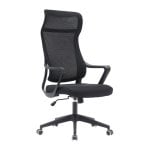 Silla de Oficina Fortai respaldo alto malla ergonómica soporte lumbar 150kg aluminio Silla de Oficina Fortai respaldo alto malla ergonómica soporte lumbar 150kg aluminio