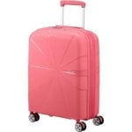 Maleta de Cabina American Tourister Starvibe 55cm Expandible 4 Ruedas Coral TSA 37/41L