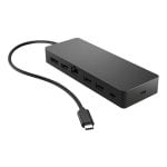 USB-C Hub HP Universal Multiport 7 Ports HDMI 4K DisplayPort LAN 65W Schwarz