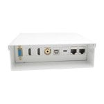 Caixa de Conexões Aisens A127-0720 VGA 2xHDMI Jack 3.5 USB-C USB-B 2xRJ45 Cat.6A STP Branco