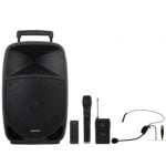 Altavoces Fonestar MALIBU-312 Portátiles Bluetooth 250W 2 micrófonos Karaoke Batería Trolley Altavoces Fonestar MALIBU-312 Portátiles Bluetooth 250W 2 micrófonos Karaoke Batería Trolley