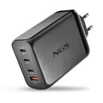 Cargador NGS BUD 240W 3 USB-C + 1 USB-A Charge Rapide Noir Cargador NGS BUD 240W 3 USB-C + 1 USB-A Charge Rapide Noir