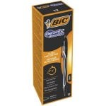 Bolígrafo BIC Gel-ocity Quick Dry Rétactable Clip Noir 0,7mm/12 pièces