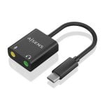 Conversor USB-C AISENS A109-0767 Audio 48KHz, 2xJACK 3.5, Noir, 10cm Conversor USB-C AISENS A109-0767 Audio 48KHz, 2xJACK 3.5, Noir, 10cm