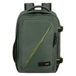 Mochila American Tourister Take2cabin S Verde Dark Forest 24.2L Recyclex Smart Sleeve