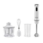Batidora de mano Orbegozo BT 2690 1000W Acero Inoxidable Vaso 0,8L Turbo Blanco