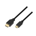 HDMI Kabel AISENS A119-0115 3,0 m 10,2 Gbps Mini HDMI zu HDMI Schwarz HDMI Kabel AISENS A119-0115 3,0 m 10,2 Gbps Mini HDMI zu HDMI Schwarz