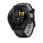 Garmin Forerunner 265S WiFi Bluetooth GPS 42mm AMOLED Schwarz Silikon M Pulsuhr SpO2