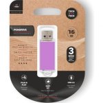 Pendrive Tech One Tech Basic 16GB USB 2.0 púrpura claro compacto y ligero Pendrive Tech One Tech Basic 16GB USB 2.0 púrpura claro compacto y ligero