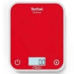 Báscula de Cocina Tefal Optiss Roja 5kg Precisión 0.5g Vidrio Templado LCD Táctil Báscula de Cocina Tefal Optiss Roja 5kg Precisión 0.5g Vidrio Templado LCD Táctil
