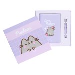 Premium-A5-Notizbuch-Set mit Pusheen Moments-Stift