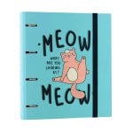 Carpeta 4 Anillas Meow Meow