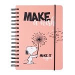 A5 Bullet Snoopy Notizbuch mit liniertem Einband A5 Bullet Snoopy Notizbuch mit liniertem Einband