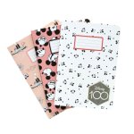 Packung mit A6-Notizbüchern zum 100. Jubiläum von Mickey Disney