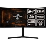 PcCom Elysium Pro Monitor gaming 34" VA WQHD 180Hz Adaptive Sync