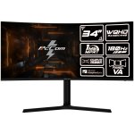 Monitor PcCom Elysium Pro 34" WQHD 180Hz Fast VA Curved 1ms Adaptive Sync