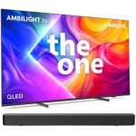 Philips Ambilight TV 75PUS9010 4K UHD QLED 75" + TAB4000 Barra de Sonido Philips Ambilight TV 75PUS9010 4K UHD QLED 75" + TAB4000 Barra de Sonido