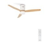 Create Wind Calm Ventilador de Techo Con Motor DC Luz LED y Mando 132cm 40W Madera Create Wind Calm Ventilador de Techo Con Motor DC Luz LED y Mando 132cm 40W Madera