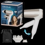 Secador de Pelo IoniCare Power&Go Heaven Champagne 2400W Motor DC Plegable Tecnología Iónica Difusor Aire Frío Precision