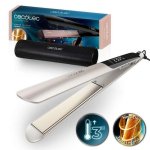 Piastra per Capelli Ceramica Cecotec RitualCare Keratin Essence 230ºC Spegnimento Automatico Cheratina Champagne