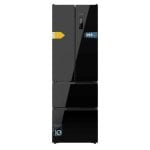 Frigorífico Quatro Portas Cecotec Bolero CoolMarket Combi F2D 395 Total No Frost 185cm 395L E Black Glass Display