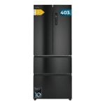 Kühlschrank Vier Türen Cecotec Bolero CoolMarket F2D 403 Dark E Total No Frost 185cm 403L E Schwarz Display Inverter