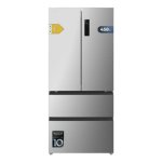 Frigorífico Cuatro Puertas Cecotec Bolero CoolMarket F2D 458 SBI Total No Frost 189cm 458L E Inox Display LED Inverter
