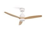 Ventilador de Techo DC Motor 6 Velocidades Aluminio y Aspas Madera Ultra Silencioso Reverse Luz Opcional Ventilador de Techo DC Motor 6 Velocidades Aluminio y Aspas Madera Ultra Silencioso Reverse Luz Opcional