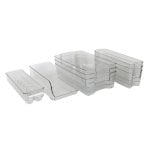 Set De Organizadores Klack – 8 Piezas De Plástico Transparente | Para Nevera, Cocina, Baño Y Hogar | Apilables Y Libre De Bpa
