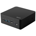 Mini PC MSI Cubi NUC 1M-036BES Intel i3-100U 6C/8T DDR5 2800MHz SSD M.2 Preto