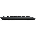 Tastatur Logitech MK330 Wireless Full-Size QWERTY mit Maus Schwarz