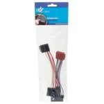 Adaptador ISO Alpine 2x Conectores de Coche a Conector Radio 15cm Negro RoHS