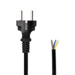 Cable de Alimentación Nedis CEGL11930BK H07RN-F 3M Negro 10A 250V Conector Europeo PVC Resistente