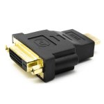 Câble HDMI DVI-D 24+1 Femme/Mâle Noir 28g RoHS