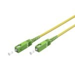 Câble Fibre Optique SC-APC Monomode Simplex 9-125 2 M Jaune Câble Fibre Optique SC-APC Monomode Simplex 9-125 2 M Jaune