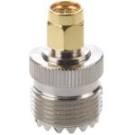 Adaptador Tipo Uhf So-239 Hembra - Sma Macho Gris Adaptador Tipo Uhf So-239 Hembra - Sma Macho Gris