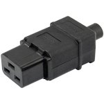 Conector Alimentacion C19 Hembra  Negro 16 A