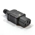 Conector Alimentacion C13 Hembra  Negro 10 A