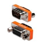 Adaptador Null-modem Db9 Macho-hembra Gris Adaptador Null-modem Db9 Macho-hembra Gris