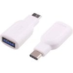 Adaptador Usb 3.0 Tipo A Hembra A Usb Tipo C Macho Blanco Adaptador Usb 3.0 Tipo A Hembra A Usb Tipo C Macho Blanco
