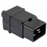 Conector Alimentacion C20 Macho  Negro 16 A