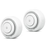 Garza Smart - Dúo De Detectores De Humo Wifi Inteligentes Con Notificaciones Inmediatas Y Alarma Sonora De 85db