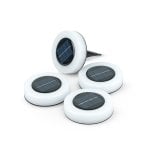 Pack De 3+1 Balizas Solares Led Garza Con Luz Neutra De 4000k Y Sensor Crepuscular Pack De 3+1 Balizas Solares Led Garza Con Luz Neutra De 4000k Y Sensor Crepuscular