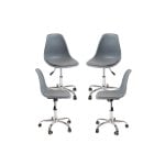 Packs Sillas - Pack 4 Sillas Dami Office - Gris Oscuro