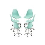 Packs Sillas - Pack 6 Sillas Dami Office - Celadón