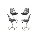 Packs Sillas - Pack 4 Sillas Mima Office - Negro